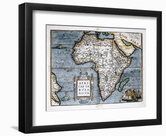 Map of Africa-Abraham Ortelius-Framed Art Print