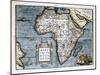 Map of Africa-Abraham Ortelius-Mounted Art Print