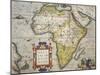 Map of Africa-null-Mounted Giclee Print