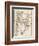 Map of Agentina, Uruguay, and Paraguay in the 1870s-null-Framed Giclee Print