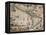 Map of America by Gerardo Mercatore, 1512-1594-null-Framed Premier Image Canvas