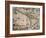 Map of America by Gerardo Mercatore, 1512-1594-null-Framed Giclee Print