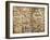 Map of America Created by Joan Blaeu, 1686-null-Framed Giclee Print