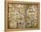 Map of America Created by Joan Blaeu, 1686-null-Framed Premier Image Canvas