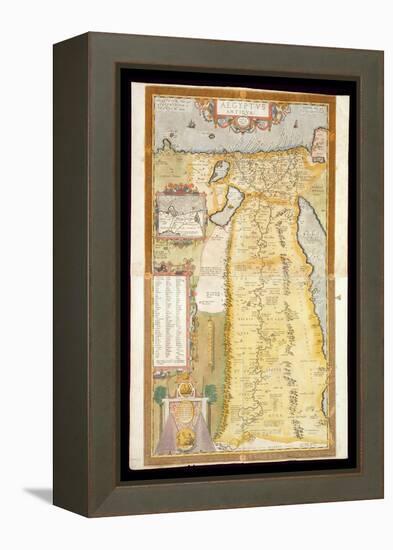 Map of Ancient Egypt, 1584-Abraham Ortelius-Framed Premier Image Canvas