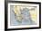 Map of Ancient Greece and its Colonies-null-Framed Giclee Print