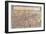 Map of Ancient Rome from Civitates Orbis Terrarum-null-Framed Giclee Print