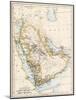 Map of Arabia, 1870s-null-Mounted Giclee Print