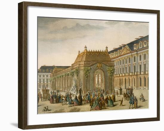 Map of Arras, from Civitates Orbis Terrarum by Georg Braun-Joris Hoefnagel-Framed Giclee Print