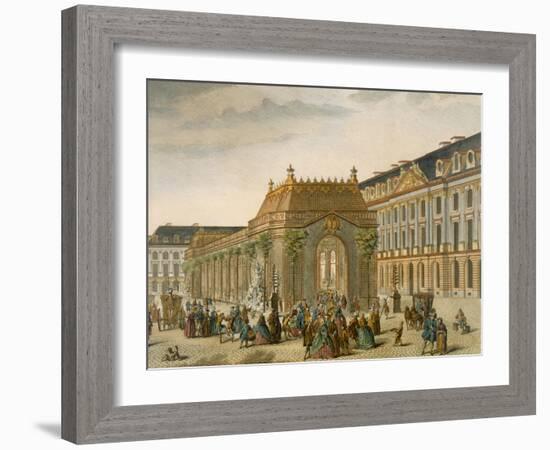 Map of Arras, from Civitates Orbis Terrarum by Georg Braun-Joris Hoefnagel-Framed Giclee Print