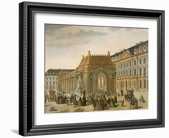 Map of Arras, from Civitates Orbis Terrarum by Georg Braun-Joris Hoefnagel-Framed Giclee Print