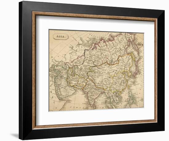 Map of Asia-null-Framed Photographic Print