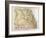 Map of Australia, 1872-null-Framed Giclee Print