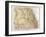 Map of Australia, 1872-null-Framed Giclee Print