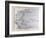 Map of Australia, 1872-null-Framed Giclee Print