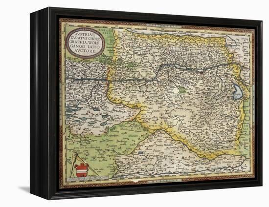 Map of Austria, from Theatrum Orbis Terrarum-null-Framed Premier Image Canvas