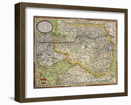 Map of Austria, from Theatrum Orbis Terrarum-null-Framed Giclee Print