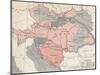 Map of Austria-Hungary in 1878-null-Mounted Giclee Print