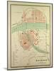 Map of Bayonne France-null-Mounted Giclee Print