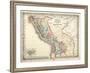Map of Bolivia and Peru before the War of Pacific, Published in New York, 1878-null-Framed Giclee Print