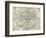 Map of Bristol, Great Britain and its Surroundings, 1671-null-Framed Giclee Print