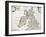 Map of Britain and Ireland, Published Paris 1640-Nicolas Sanson D'abbeville-Framed Giclee Print