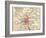 Map of Brussels (C. 1900), Maps-Encyclopaedia Britannica-Framed Art Print