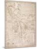Map of Cambridge, from Caius 'Historia Cantabrigensis Academia', 1574-Richard Lyne-Mounted Giclee Print