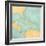 Map Of Caribbean - Costa Rica (Vintage Series)-Tindo-Framed Premium Giclee Print