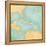 Map Of Caribbean - Dominican Republic (Vintage Series)-Tindo-Framed Stretched Canvas