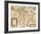 Map of Central and South America, from "Americae Tertia Pars..", 1562-Theodor de Bry-Framed Giclee Print