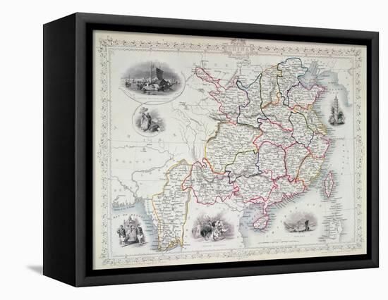Map of China and Birmah, 1851-John Rapkin-Framed Premier Image Canvas
