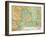 Map of Coast of Venezuela, Gulf of Paria, Mouth of Orinoco River, Islands of Trinidad and Grenada-null-Framed Giclee Print