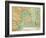 Map of Coast of Venezuela, Gulf of Paria, Mouth of Orinoco River, Islands of Trinidad and Grenada-null-Framed Giclee Print