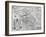 Map of Congo, from Report of Kingdome of Congo, Region of Africa-Filippo Pigafetta-Framed Giclee Print