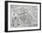 Map of Congo, from Report of Kingdome of Congo, Region of Africa-Filippo Pigafetta-Framed Giclee Print