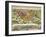 Map of Constantinople, Modern Day Istanbul, 1730, Turkey 18th Century-null-Framed Giclee Print