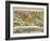 Map of Constantinople, Modern Day Istanbul, 1730, Turkey 18th Century-null-Framed Giclee Print