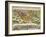 Map of Constantinople, Modern Day Istanbul, 1730, Turkey 18th Century-null-Framed Giclee Print