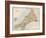 Map of Cornwall, England, 1870s-null-Framed Giclee Print