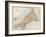 Map of Cornwall, England, 1870s-null-Framed Giclee Print