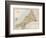 Map of Cornwall, England, 1870s-null-Framed Giclee Print