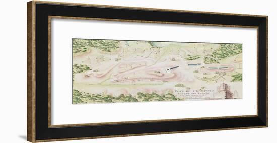 Map of Crompond, from 'Guerre De L'Amerique', 1782-F. Dubourg-Framed Giclee Print