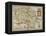 Map Of Denbighshire and Flintshire-Christopher Saxton-Framed Premier Image Canvas