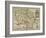 Map Of Denbighshire and Flintshire-Christopher Saxton-Framed Giclee Print