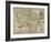 Map Of Denbighshire and Flintshire-Christopher Saxton-Framed Giclee Print