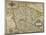 Map Of Devon-Christopher Saxton-Mounted Giclee Print