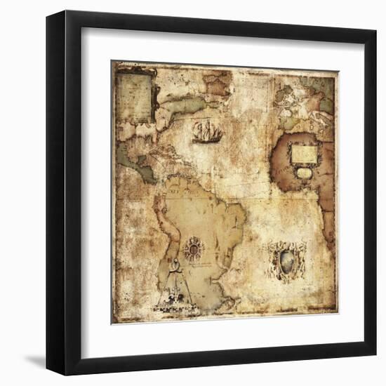 Map of Discovery-Paul Panossian-Framed Giclee Print