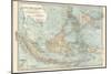 Map of East India Islands. Malaysia and Melanesia. Dutch East India-Encyclopaedia Britannica-Mounted Art Print