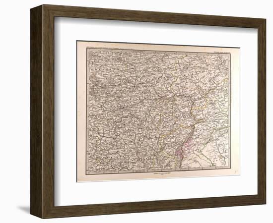 Map of Eastern Europe, 1873-null-Framed Giclee Print